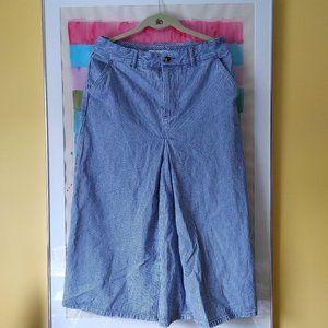 Boden striped denim skirt size 8R EUC